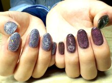 アミュリー ネイル アトリエ(Amury nail atelier)/ちぐはぐ マグネット ニュアンス