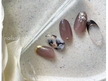 ネイルサロン アージュ(Nail Salon A jyu)/ホワイトべっ甲ネイル