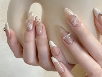モルフォネイル(Morpho nail)/#ワンホンネイル #モテカワ