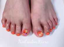 キアラネイル(Kiara Nail)/フット持ち込みデザイン