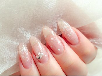 ネイルサロン エフェ(Nail Salon efe)の写真/フォルム/厚さ/持ち全てにこだわる【efe】だからこそ実現できる!シンプルだけど美しいネイルは必見♪