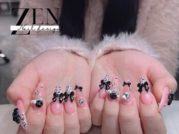ゼン ネイル デザイン 池袋(ZEN NAIL DESIGN)/* 長 さだしやり放題×つけ放題