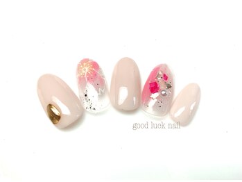 グッドラックネイル(good luck nail)/桜ネイル