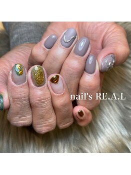 ネイルズリアル 倉敷(nail's RE.A.L)/ニュアンスネイル