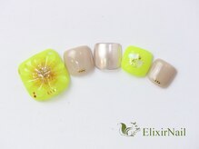 エリクサーネイル 池袋(Elixir Nail)/フット　やり放題/クーポン使用