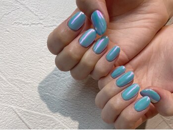 オーク 兵庫(OAK)/ブルーカラー×オーロラミラー