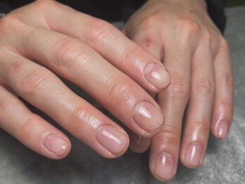 オムネイル 渋谷(HOMME NAIL)/クリアジェル ¥3.800