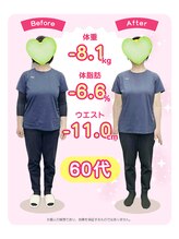 アンリーシュ/【60代女性　胴囲－11.0cm達成】