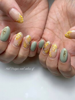 エフネイル 元町中華街店(ef nail)/ミモザデザイン★