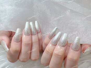 ノア ネイル(Noa Nail)/シルバー　ジェルネイル