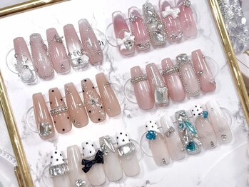ユビレ 八丁堀店(YUBIRE)の写真/定額デザインサンプル多数ご用意！韓国・ワンホンネイル★人と差がつくネイルでお洒落に垢抜け！