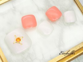 (909)パステルFootネイル