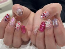 ガレリア エレガンテ 栄店(GALLARIA Elegante)/キティのキュートネイル★