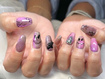 ジョアネイル(JOA Nail)/ハロウィン★手描き★マグネット