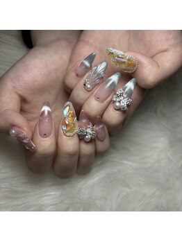 アジュールネイル 寺田店(Azur Nail)/夏のマーメイドネイル