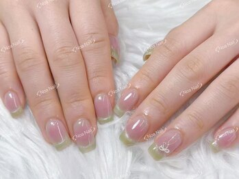 ノア ネイル(Noa Nail)/チークマグネットフレンチネイル