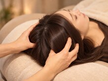 月の丘の雰囲気（深く呼吸をし、心地よい圧で脳休息）