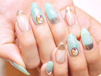 ネイルマジック 仙台一番町店(NAIL MAJIC)/ミラーフレンチ☆オーダー