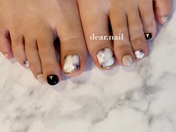 ディアネイル(dear.nail)/フットネイル☆大理石アート