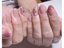 バレンタインネイル