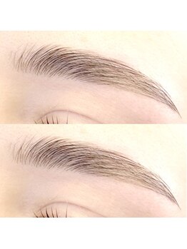ハイ アイラッシュ サロン(Hi eyelash salon)の写真/【美眉アイブロウWAX5980円】トレンド並行眉・太ア-チ眉も熟練スタッフにお任せ！骨格に合わせた黄金比に♪