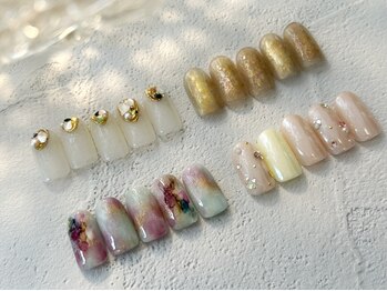 サンクリュクス 名駅店(CINQ LUXE)の写真/リピート多数★期待を裏切らない技術力！繊細Art×仕上がり満足度◎【アート付放題：4本¥8800/10本¥11000】