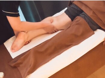 シェノンモコ(CHAiNON moko)/温感バーム使用のフットケア