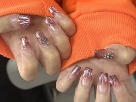 赤マグネット@my_nails_sayaka