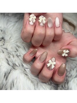 マグネット×リボンパーツ