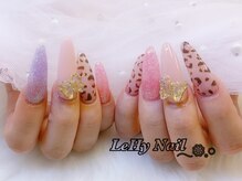 レヒネイル(LeHy nail)/ヒョウ柄ネイル