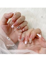 ノルネイル(nol nail)/ピンクチークネイル♪