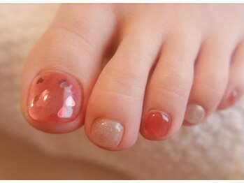 赤×ハートホロ