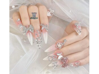 ゴテかわ(GOTE KAWA)/ワンホン、リボンネイル