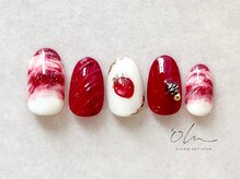 オル('olu)/いちごネイル/バレンタイン