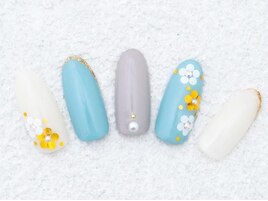 ホログラム小花