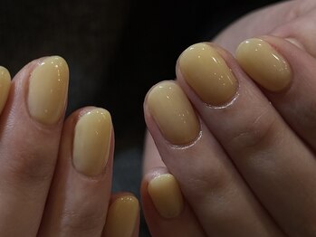 サトリネイルルーム(Satoril..nail room)/バターカラー/ワンカラー.＊