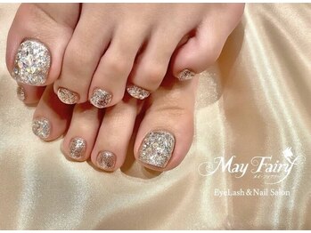 メイ フェアリー 銀座エクステ ネイルサロン(May Fairy)の写真/【フットの季節到来♪】初夏にオススメのフットメニューで足元美人に！足裏角質ケア6600円♪