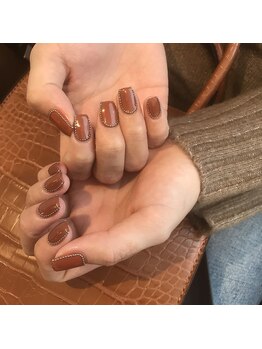 アンバー(Amber)/拘りブラウンカラーネイル☆