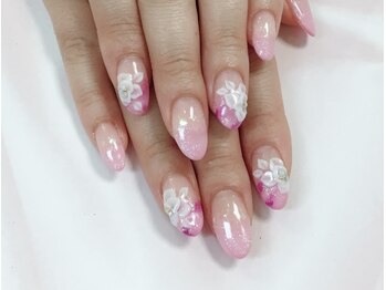 ネイルサロン ビューティーマジック 川口店/３Ｄフラワーネイル