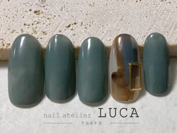 ネイルアトリエルカ(nail atelier LUCA)/W-47 こっくりニュアンスネイル