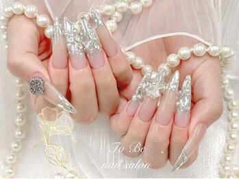 トゥービー 新宿三丁目(To Be)の写真/いつでも同じ価格♪(スカルプワンカラー8980円/グラデーション9980円)爪の形フォルムまで美しく☆