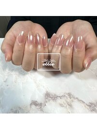 ホワイトパウダーネイル