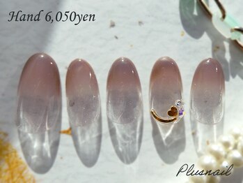 プラスネイル 銀座中央通り店(PLUS NAIL)/【3270】ハート×オフィスネイル