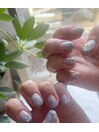 フラッシュ×ラメ