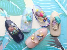 ネイルサロン ティディ(TIDY)/天然石のサンプルも種類豊富！