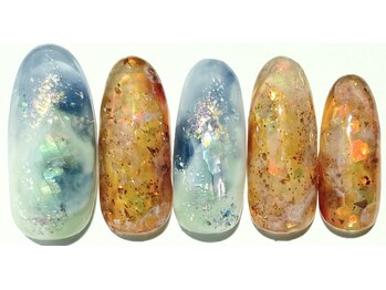 ヘアーアンドネイル ルシア(Hair&Nail Lucia)/冬の大人ゴージャスネイル