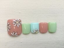 ルリアンネイル(le lien nail)/Foot定額アートコースB