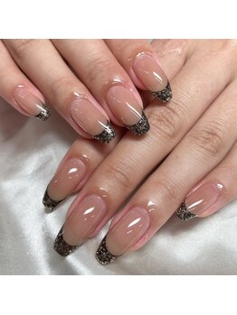 アイリッシュネイル 久屋大通店(Irish Nail)/黒フレンチ