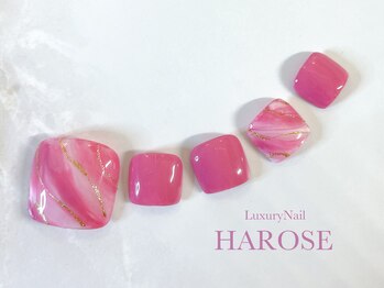 ラグジュアリーネイル ハローズ(HAROSE)/フットジェルアートコース