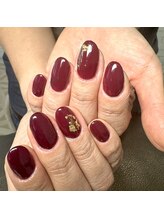 ローザネイル(Rosa Nail)/大人ボルドー